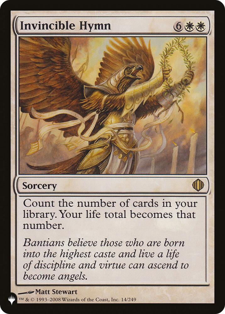 Invincible Hymn [The List Reprints] 14