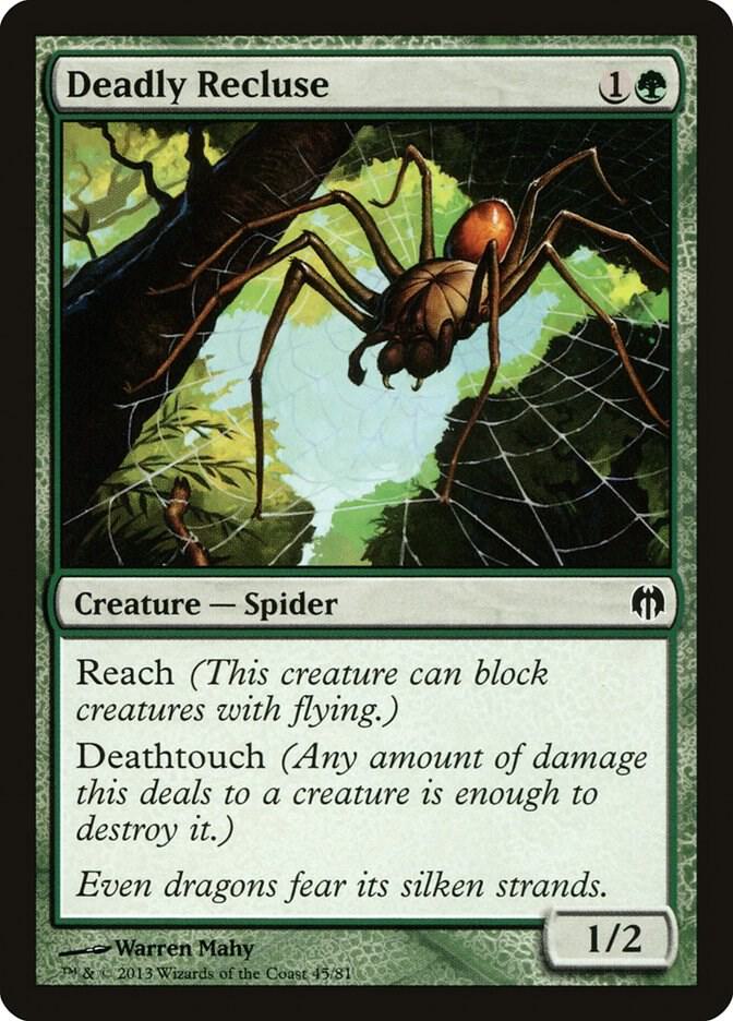 Deadly Recluse [Duel Decks: Heroes vs. Monsters] 45