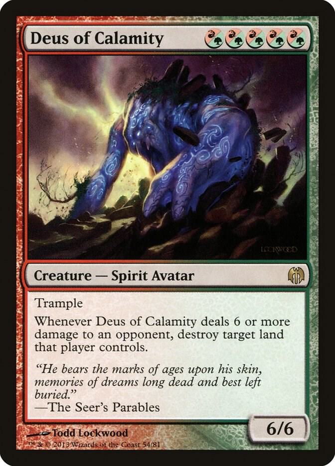 Deus of Calamity [Duel Decks: Heroes vs. Monsters] 54