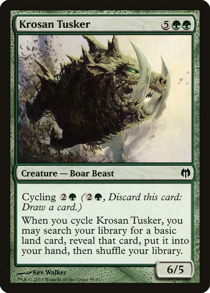 Krosan Tusker [Duel Decks: Heroes vs. Monsters] 59