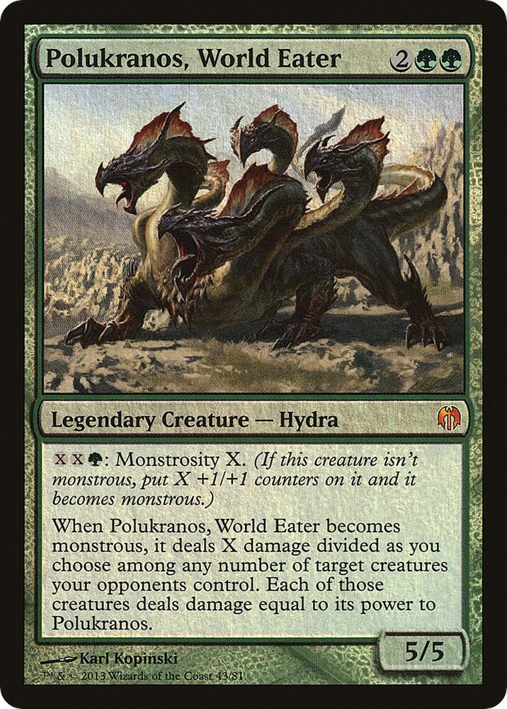 Polukranos, World Eater [Duel Decks: Heroes vs. Monsters] 43