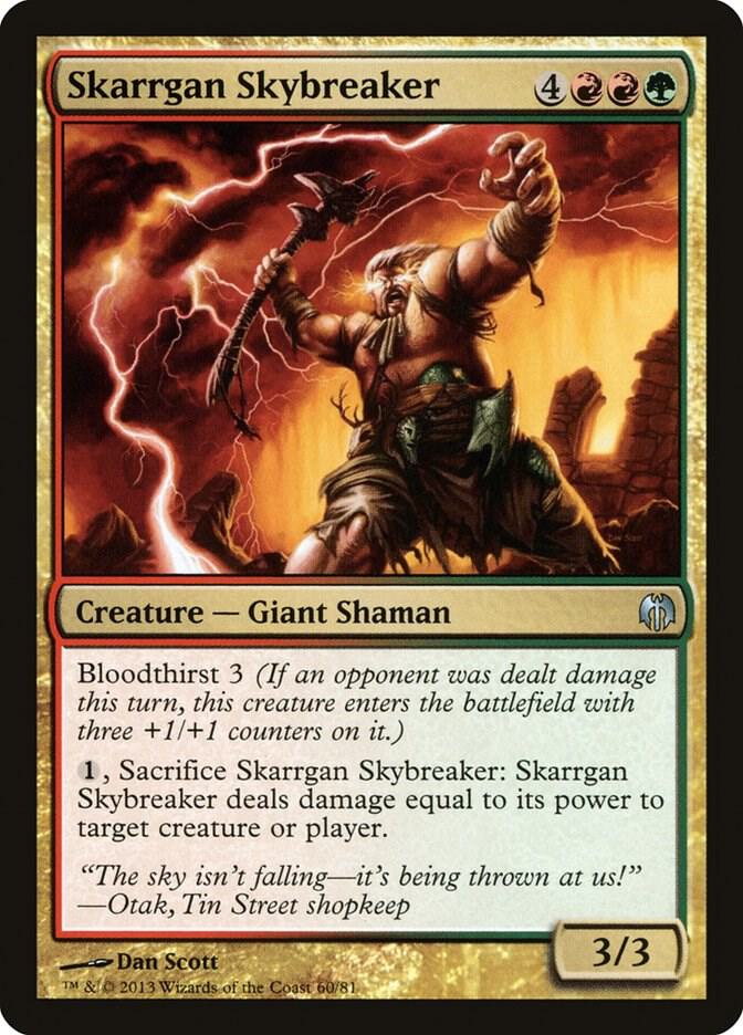 Skarrgan Skybreaker [Duel Decks: Heroes vs. Monsters] 60