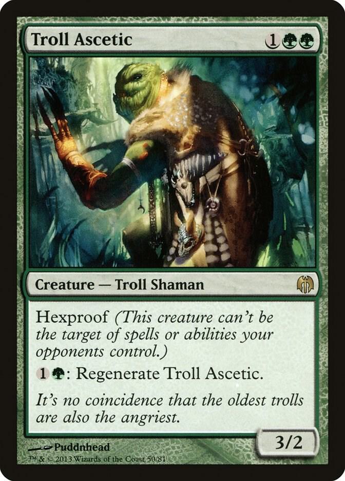 Troll Ascetic [Duel Decks: Heroes vs. Monsters] 50