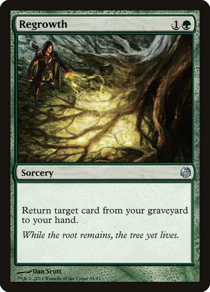 Regrowth [Duel Decks: Heroes vs. Monsters] 64