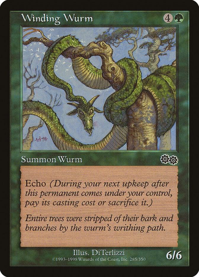 Winding Wurm [Urza's Saga] 285