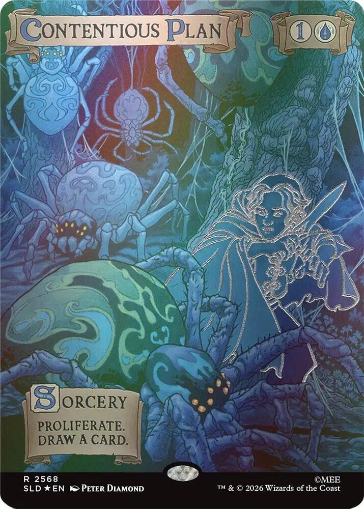 Contentious Plan (Out Of Sight Foil) [Secret Lair Drop Series] 2568