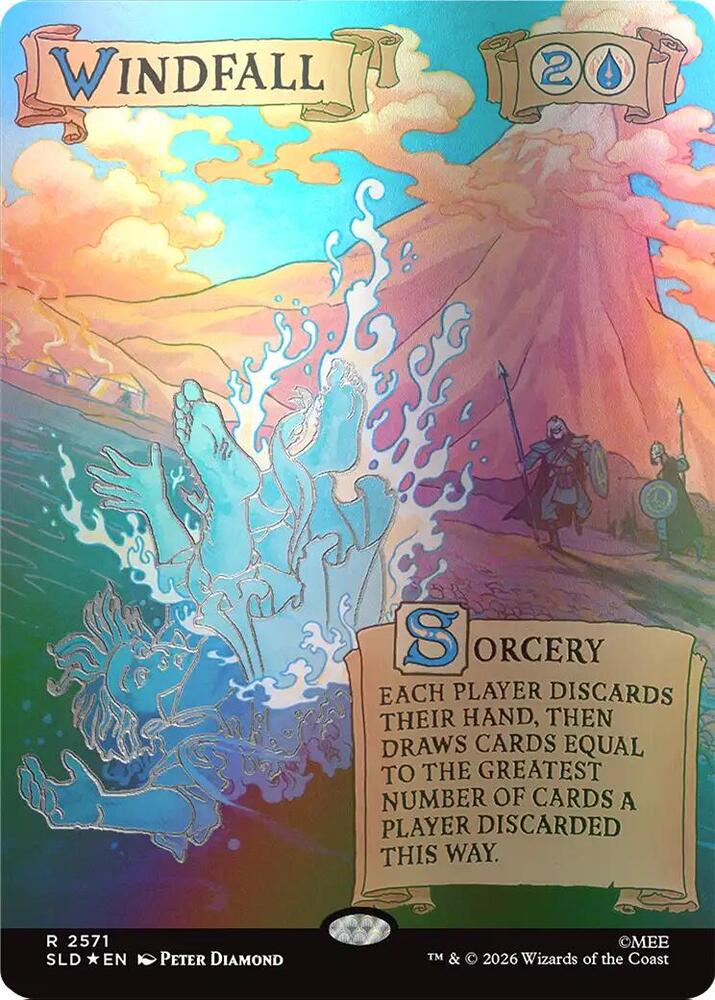 Windfall (2571) (Out Of Sight Foil) [Secret Lair Drop Series] 2571