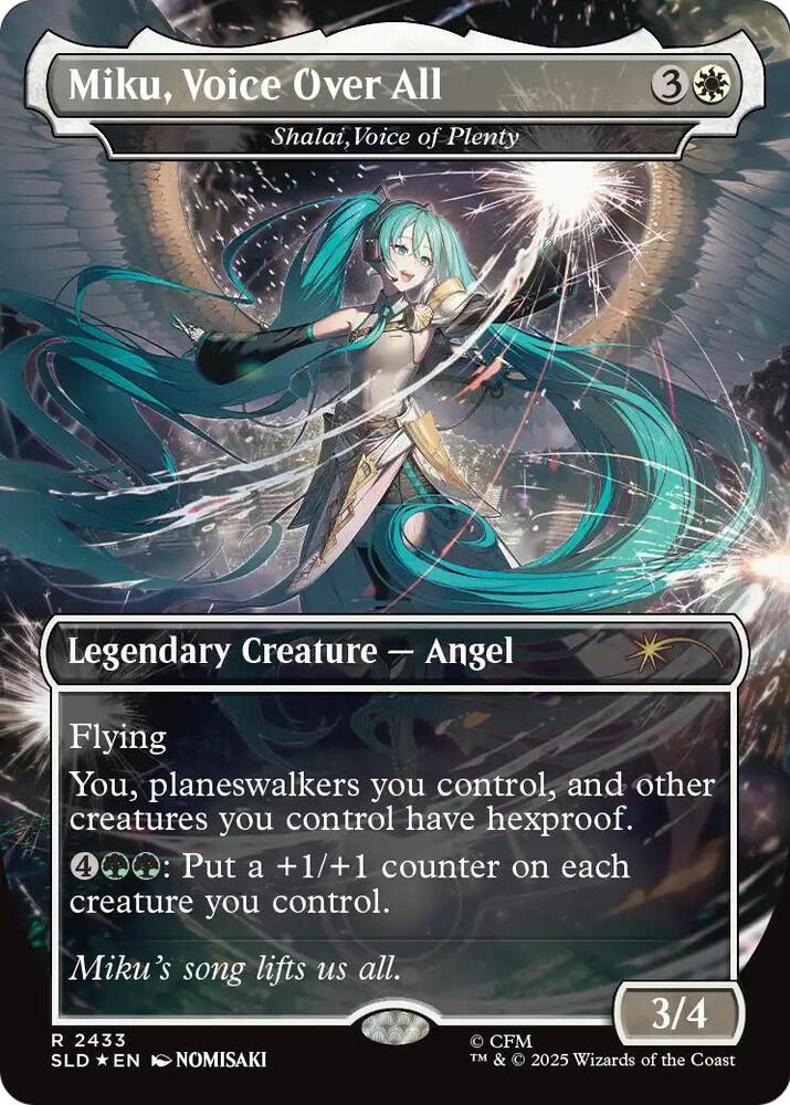 Miku, Voice Over All - Shalai, Voice of Plenty [Secret Lair Drop Series] 2433