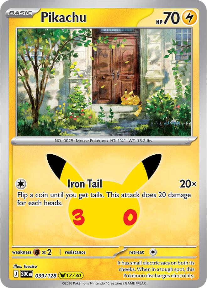 Pikachu - 039/128 [ME: 30th Celebration] 039/128