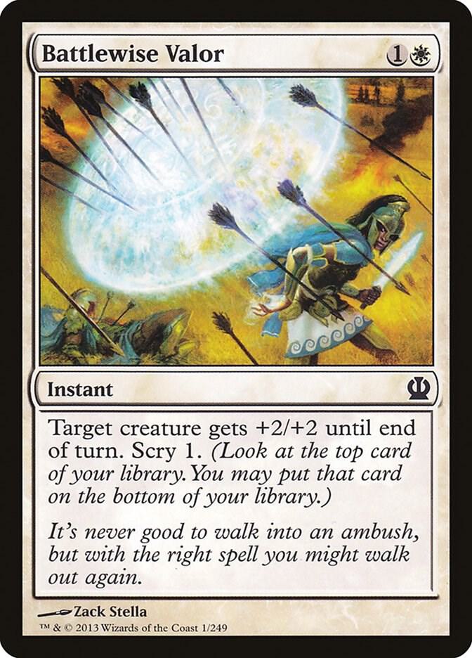 Battlewise Valor [Theros] 1