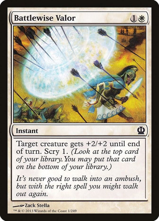 Battlewise Valor [Theros] 1