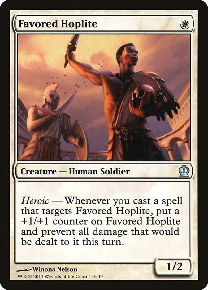 Favored Hoplite [Theros] 13