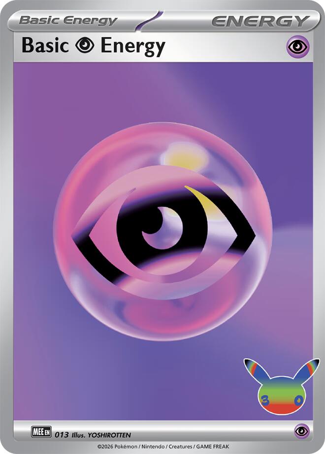 Basic Psychic Energy - 013 (30th Celebration) [MEE: Mega Evolution Energies] 013