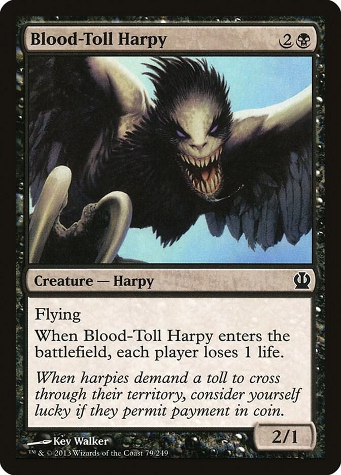 Blood-Toll Harpy [Theros] 79