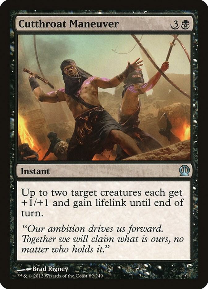 Cutthroat Maneuver [Theros] 82