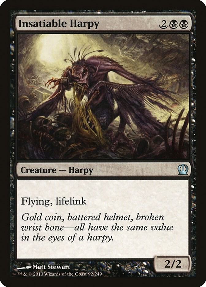 Insatiable Harpy [Theros] 92