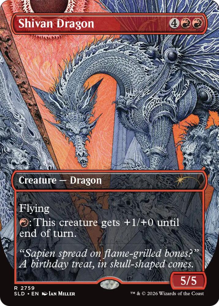 Shivan Dragon (2759) [Secret Lair Drop Series] 2759