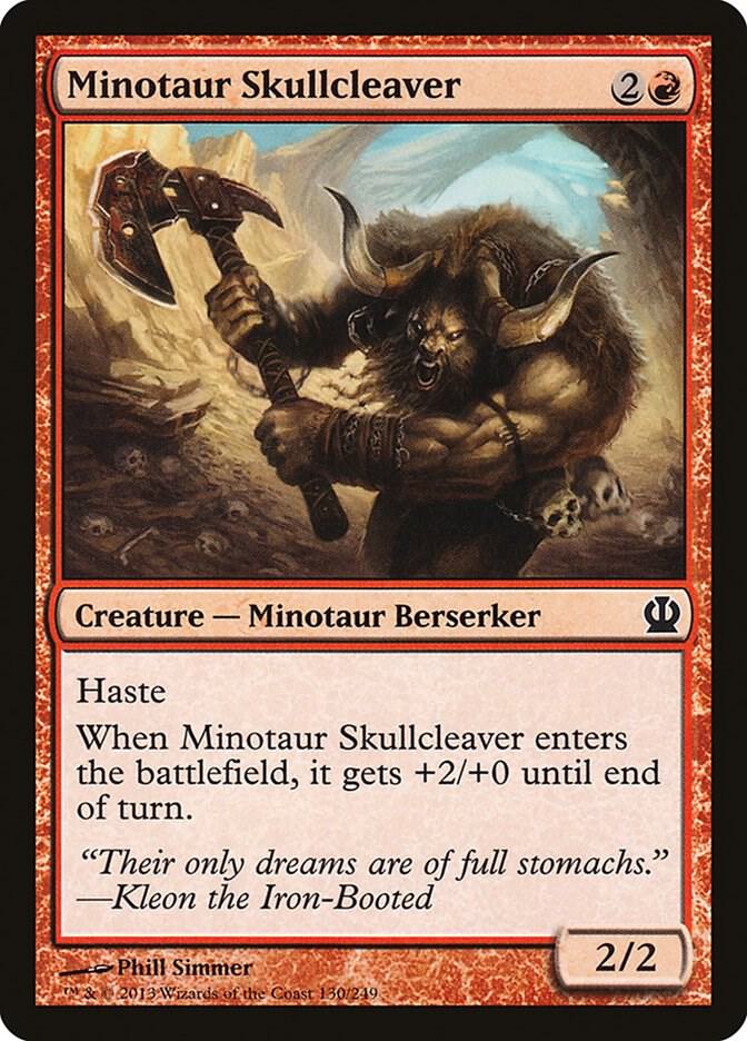Minotaur Skullcleaver [Theros] 130