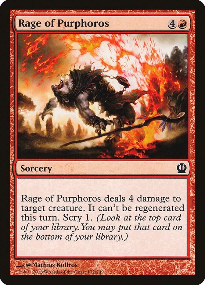 Rage of Purphoros [Theros] 137