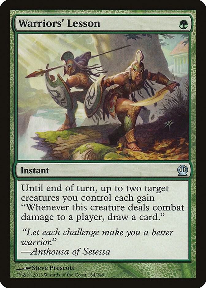 Warriors' Lesson [Theros] 184
