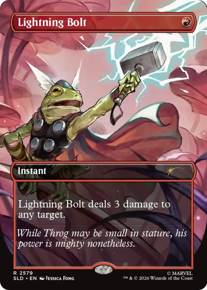 Lightning Bolt (2579) [Secret Lair Drop Series] 2579