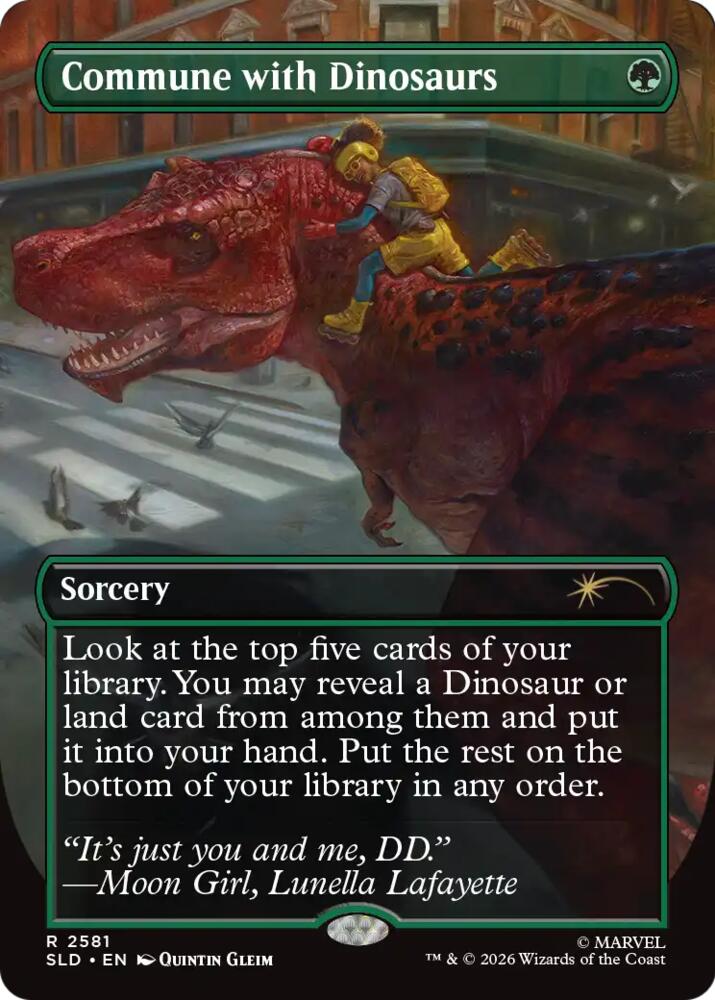 Commune with Dinosaurs [Secret Lair Drop Series] 2581