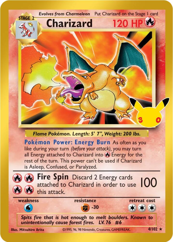 Charizard [ME: 30th Celebration Classic Collection] 4/102