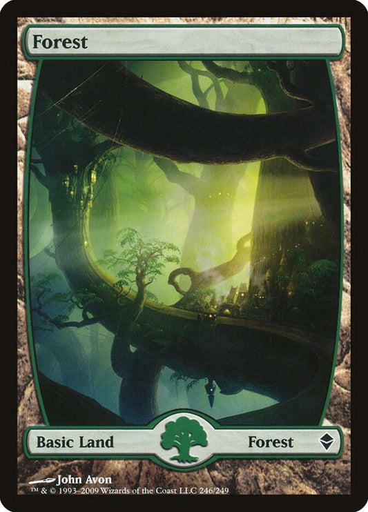 Forest (246) - Full Art [Zendikar] 246