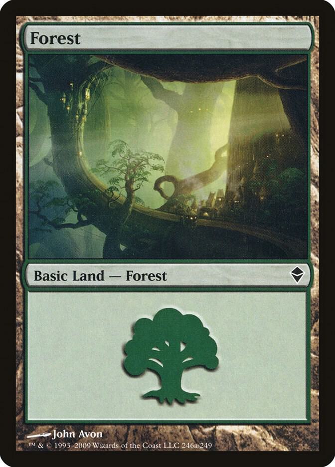 Forest (246a) [Zendikar] 246a