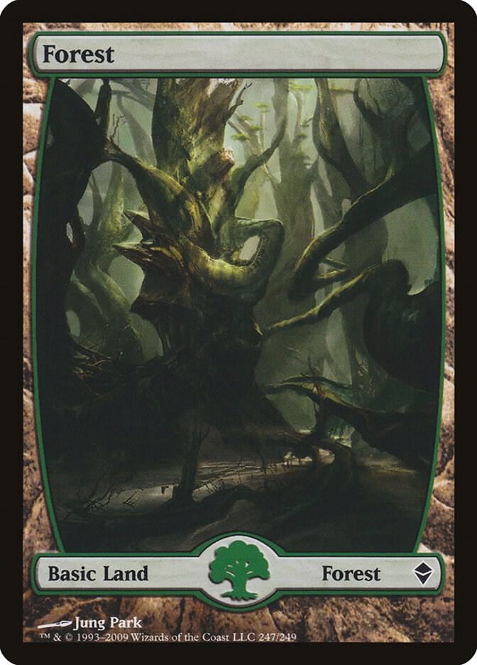Forest (247) - Full Art [Zendikar] 247