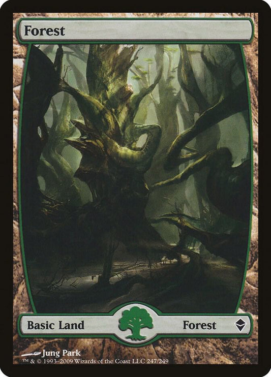 Forest (247) - Full Art [Zendikar] 247
