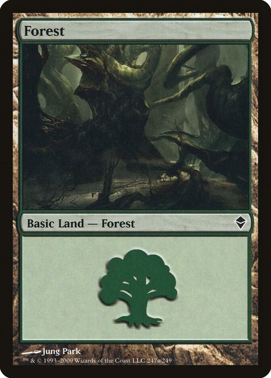 Forest (247a) [Zendikar] 247a