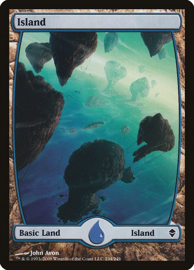 Island (234) - Full Art [Zendikar] 234