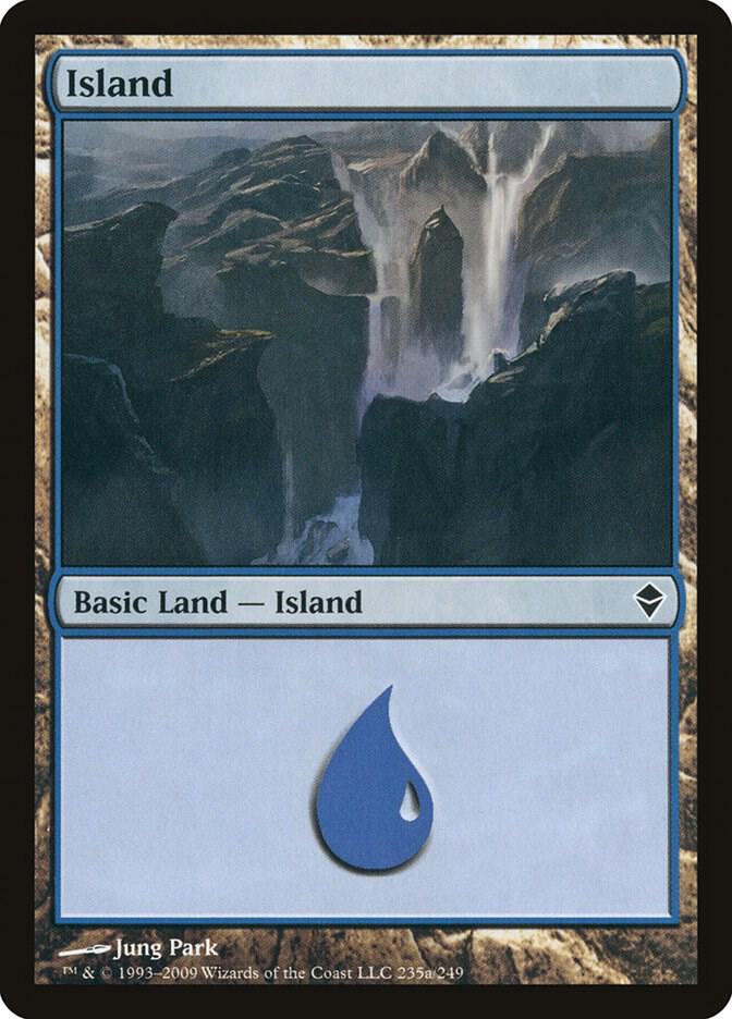 Island (235a) [Zendikar] 235a