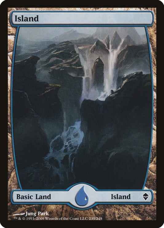 Island (235) - Full Art [Zendikar] 235