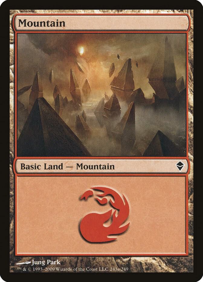 Mountain (243a) [Zendikar] 243a