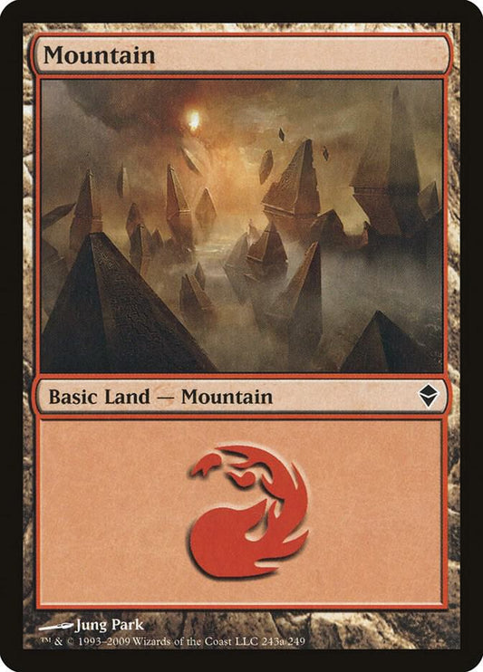 Mountain (243a) [Zendikar] 243a