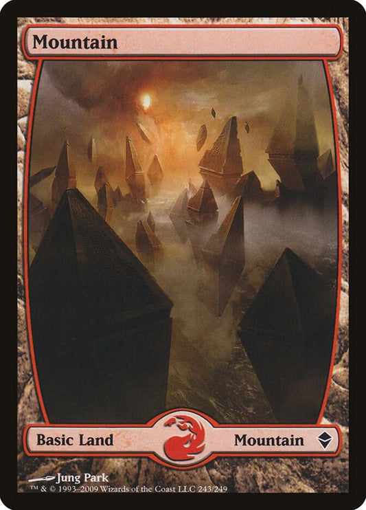 Mountain (243) - Full Art [Zendikar] 243