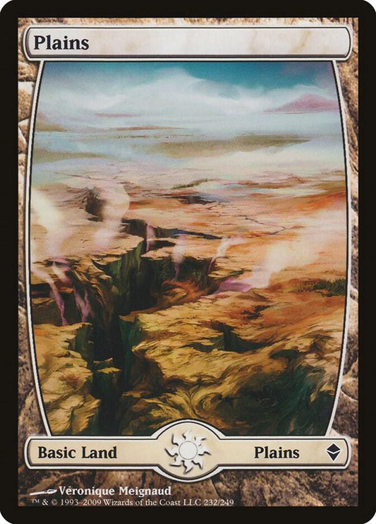 Plains (232) - Full Art [Zendikar] 232