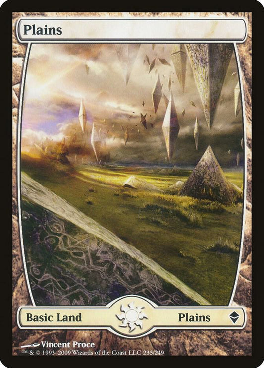 Plains (233) - Full Art [Zendikar] 233