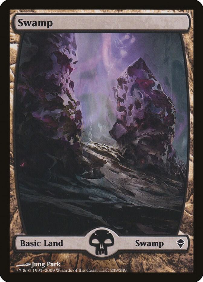 Swamp (239) - Full Art [Zendikar] 239