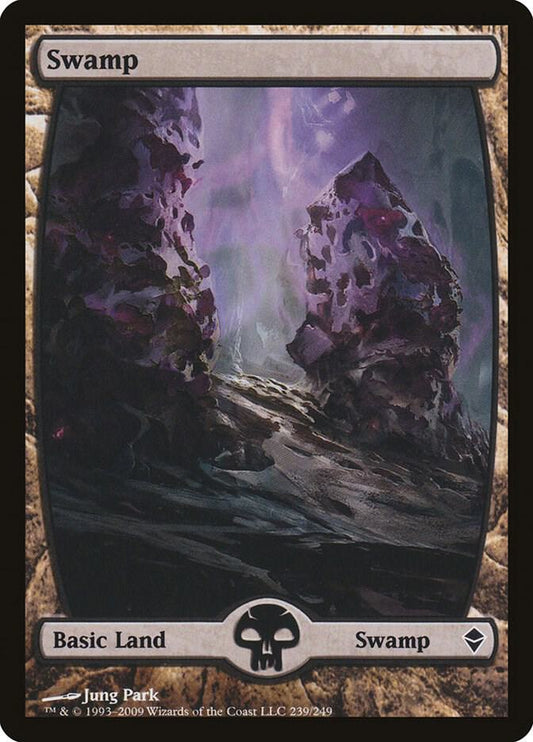 Swamp (239) - Full Art [Zendikar] 239
