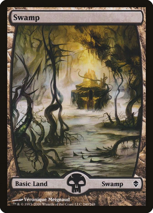 Swamp (240) - Full Art [Zendikar] 240
