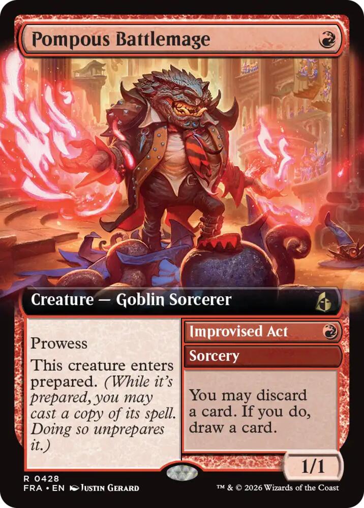 Pompous Battlemage (Extended Art) [Reality Fracture] 428