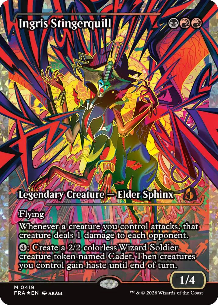 Ingris Stingerquill (Showcase) (Fracture Foil) (0419) [Reality Fracture] 419