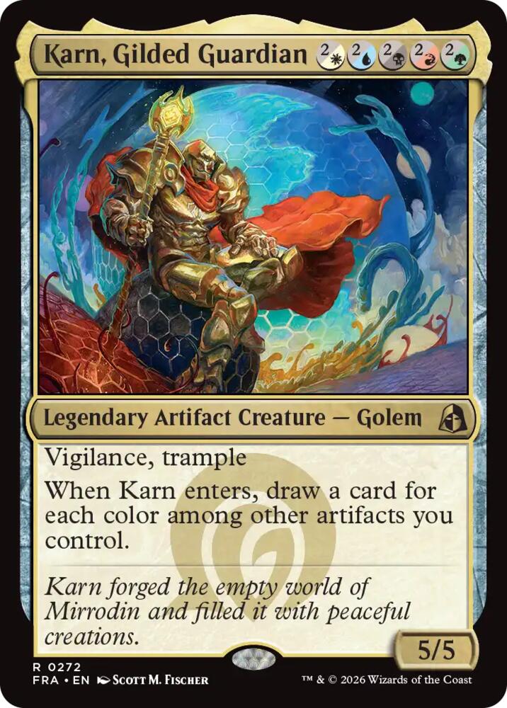 Karn, Gilded Guardian [Reality Fracture] 272