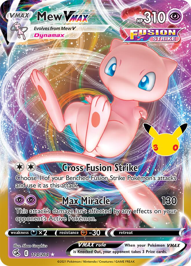 Mew VMAX [ME: 30th Celebration Classic Collection] 114/264