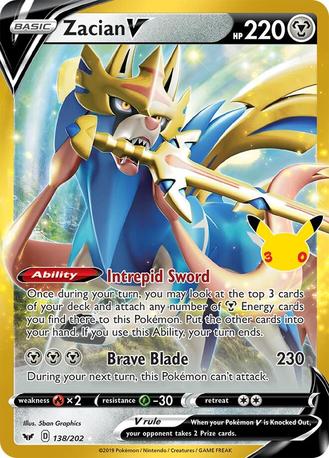 Zacian V [ME: 30th Celebration Classic Collection] 138/202