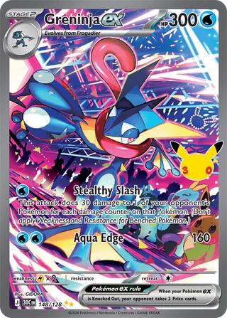Greninja ex - 148/128 [ME: 30th Celebration] 148/128