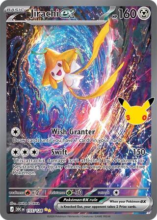 Jirachi ex - 155/128 [ME: 30th Celebration] 155/128